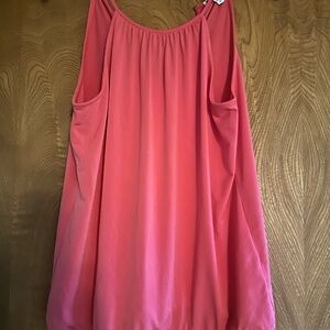 Coral Pink Sleeveless Top